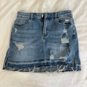 Jean skirt, never been worn